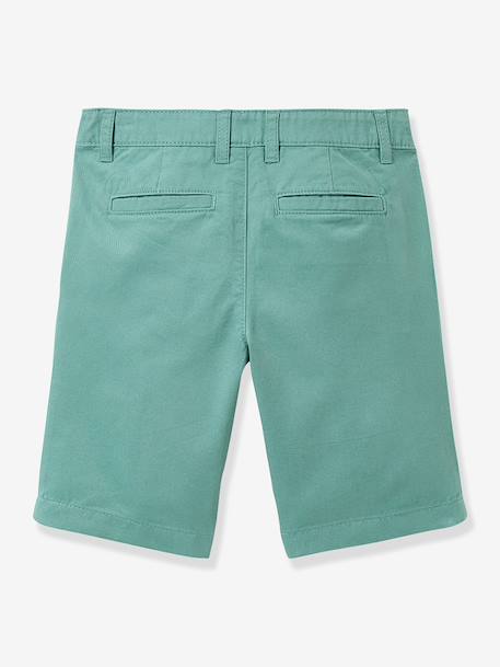 Cyrillus chino shorts for kids sage green - vertbaudet enfant 