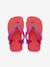 Brasil Logo II Flip-Flops for Babies, by HAVAIANAS coral+yellow - vertbaudet enfant 