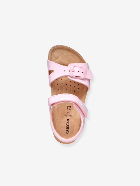 Adriel Girl C Sandals by GEOX® for Children blue+pale pink+rose - vertbaudet enfant 