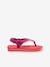 Brasil Logo II Flip-Flops for Babies, by HAVAIANAS coral+yellow - vertbaudet enfant 