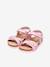 Adriel Girl C Sandals by GEOX® for Children blue+pale pink+rose - vertbaudet enfant 