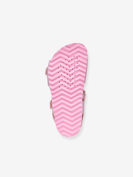 Adriel Girl C Sandals by GEOX® for Children blue+pale pink+rose - vertbaudet enfant 