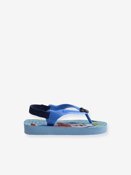 Tongs bébé Disney bleu+rose - vertbaudet enfant 