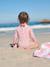 Long-Sleeved UV-Protection Swimsuit for Baby Girls pale pink - vertbaudet enfant 