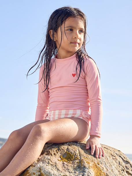 Maillot de bain anti UV 2 pièces rose - vertbaudet enfant 