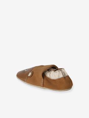 Chaussures-Chaussons bébé cuir élastiqués