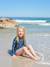 Maillot bain fille 2 pièces anti UV marine - vertbaudet enfant 
