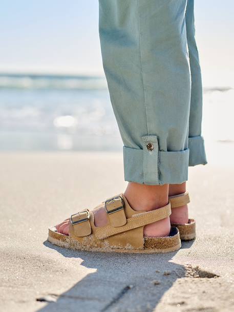 Synthetic Sandals for Boys beige - vertbaudet enfant 