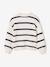 Long-sleeved knitted cardigan for girls ecru+lavender+sage green - vertbaudet enfant 