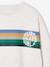 Crew neck sweatshirt for boys marl white+mauve - vertbaudet enfant 