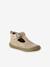 Soft Leather Pram Shoes for Babies, Designed for Crawling gold+rose - vertbaudet enfant 
