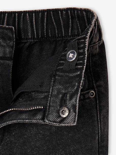 Loose-fit jeans for boys black - vertbaudet enfant 
