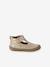 Soft Leather Pram Shoes for Babies, Designed for Crawling gold+rose - vertbaudet enfant 