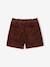 Short en velours forme paperbag fille bleu canard+camel+cannelle+chocolat+gris+mauve+vieux rose - vertbaudet enfant 