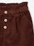 Short en velours forme paperbag fille bleu canard+camel+cannelle+chocolat+gris+mauve+vieux rose - vertbaudet enfant 