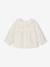 Long-sleeved blouse for baby ecru - vertbaudet enfant 