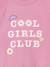 Sweatshirt with front motif for girls mauve - vertbaudet enfant 