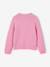 Buttoned cardigan for girls lilac - vertbaudet enfant 