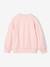 Sweatshirt with round neck for girls pale pink - vertbaudet enfant 