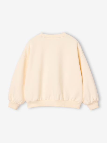 Sweatshirt for girls vanilla - vertbaudet enfant 