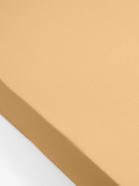 Lot de 2 draps-housses bébé en jersey extensible beige+blanc+GRIS+JAUNE CURRY+moutarde+ROSE PALE+VERT BLEUTE+vert sauge - vertbaudet enfant 