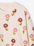 Round-neck sweatshirt for girls ecru+ivory+pale pink+taupe - vertbaudet enfant 