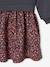 Dual Fabric Dress for Girls anthracite - vertbaudet enfant 