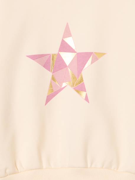 Sweat fille manches longues vanille - vertbaudet enfant 