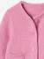 Buttoned cardigan for girls lilac - vertbaudet enfant 