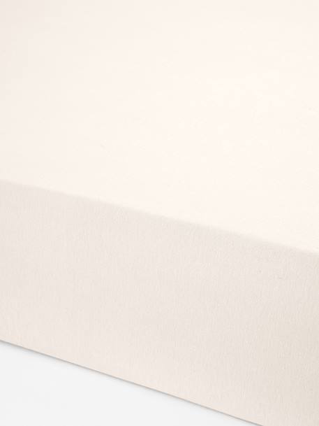 Pack of jersey fitted sheets for kids ecru - vertbaudet enfant 