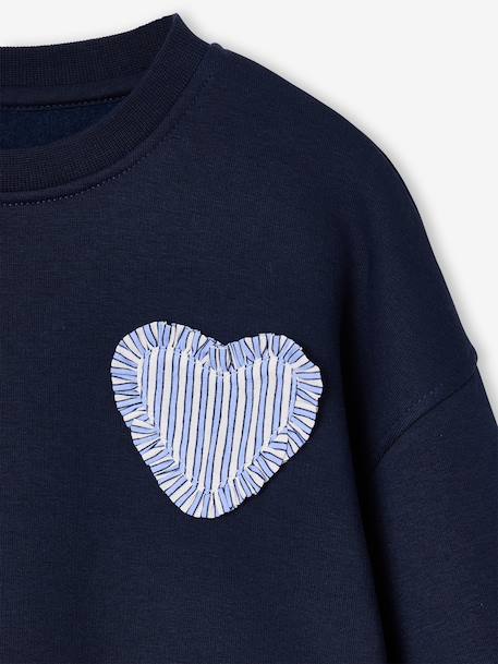 Sweat fille marine - vertbaudet enfant 