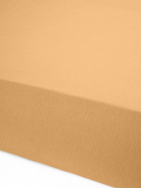 Baby Pack of 2 Fitted Sheets in Stretch Jersey Knit beige+Green+Grey+Light Pink+mustard+Mustard+sage green+white - vertbaudet enfant 