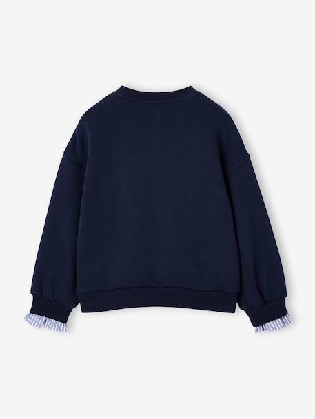 Sweatshirt for girls navy blue - vertbaudet enfant 