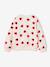 Round-neck sweatshirt for girls ecru+ivory+pale pink+taupe - vertbaudet enfant 