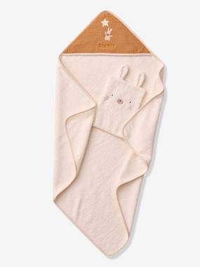 -Cape de bain et gant en coton personnalisable