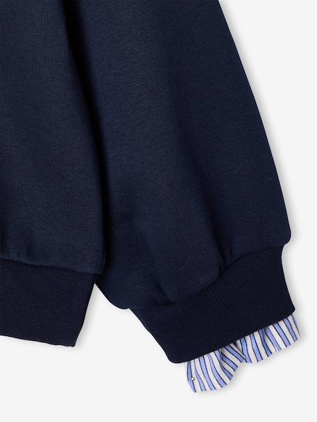 Sweatshirt for girls navy blue - vertbaudet enfant 