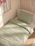 Plain duvet cover set and pillowcase old rose+sage green - vertbaudet enfant 