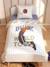 Duvet Cover & Pillowcase Set with Recycled Cotton, BASKETBALL ecru - vertbaudet enfant 