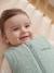 Sleeveless Cotton Muslin Travel Jumpsuit with Moon & Stars Print sage green - vertbaudet enfant 