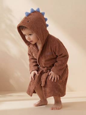 Garçon-Peignoir de bain-Peignoir enfant Dinosaure personnalisable