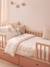 Parure housse de couette bébé gaze coton blanc imprimé - vertbaudet enfant 