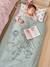 Customisable cotton sleeping bag sage green - vertbaudet enfant 