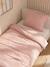 Plain duvet cover set and pillowcase old rose+sage green - vertbaudet enfant 