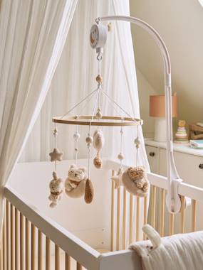 Musical mobile in fabric and velvet - vertbaudet enfant Nursery-Musical mobile in fabric and velvet