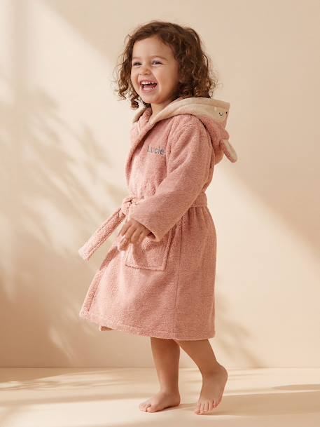 Customisable deer dressing gown for children terracotta - vertbaudet enfant 