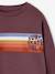 Crew neck sweatshirt for boys marl white+mauve - vertbaudet enfant 