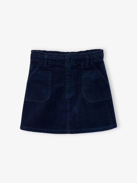 Skort for girls camel+mauve+navy blue - vertbaudet enfant 