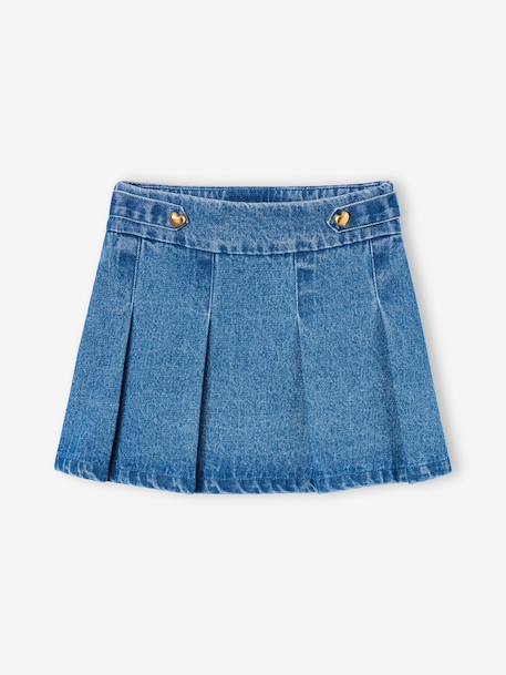 Jupe denim fille denim brut - vertbaudet enfant 