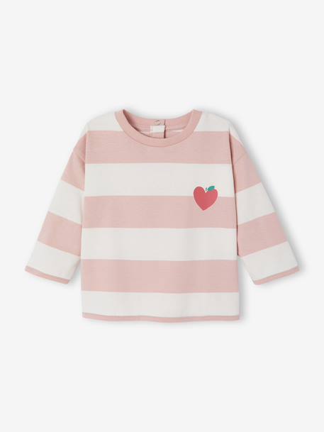 Long-sleeved T-shirt for baby girls rosy - vertbaudet enfant 