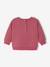 Baby sweatshirt with printed message raspberry pink+rosy+vanilla - vertbaudet enfant 